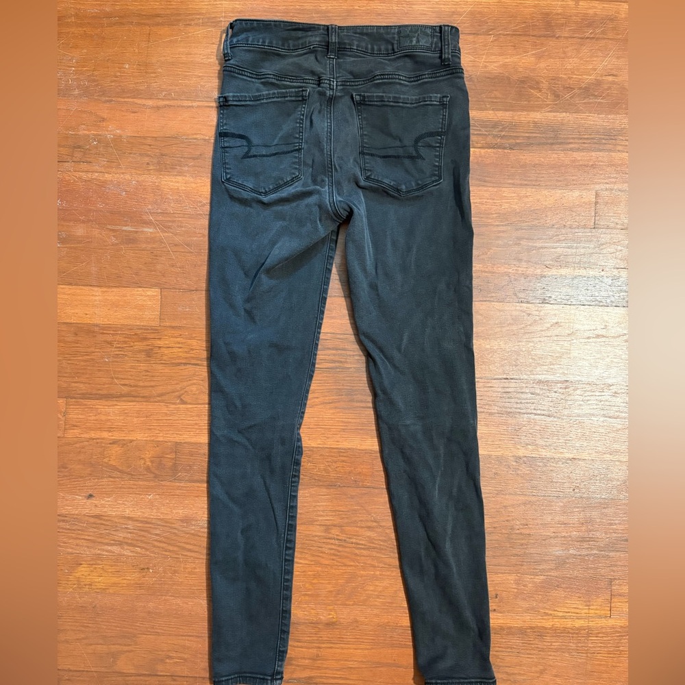 American Eagle Outfitters Women's Black Jeggings Size US 4 Regular - Picture 8 of 11